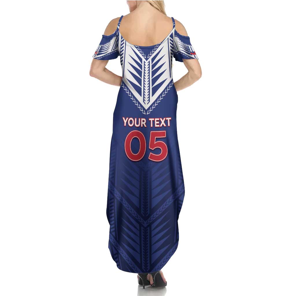 Super Toa Samoa Rugby Custom Family Matching Summer Maxi Dress and Hawaiian Shirt Warrior Spirit LT05 - Polynesian Pride