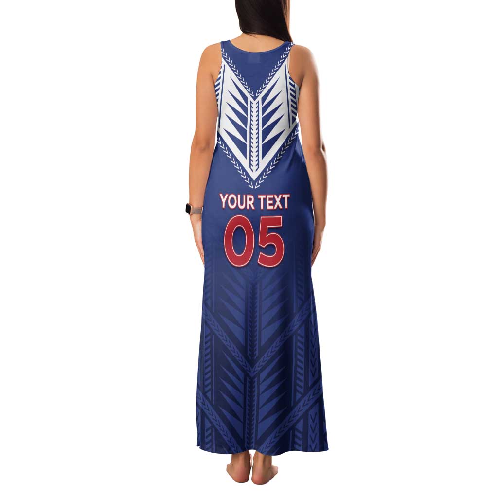 Super Toa Samoa Rugby Custom Family Matching Tank Maxi Dress and Hawaiian Shirt Warrior Spirit LT05 - Polynesian Pride