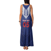 Super Toa Samoa Rugby Custom Family Matching Tank Maxi Dress and Hawaiian Shirt Warrior Spirit LT05 - Polynesian Pride