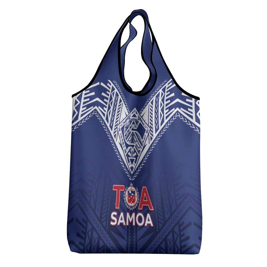 Super Toa Samoa Rugby Grocery Bag Warrior Spirit LT05