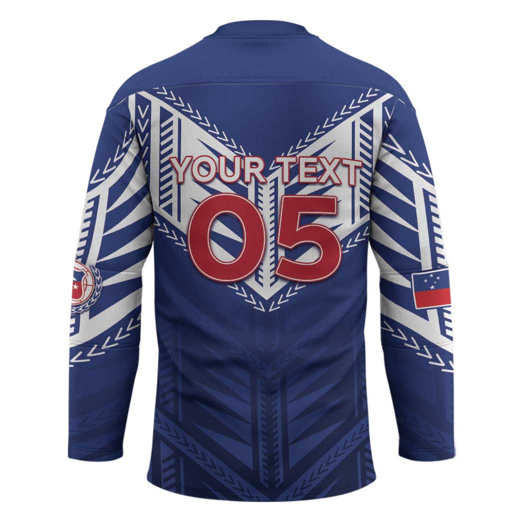 Super Toa Samoa Rugby Custom Hockey Jersey Warrior Spirit LT05