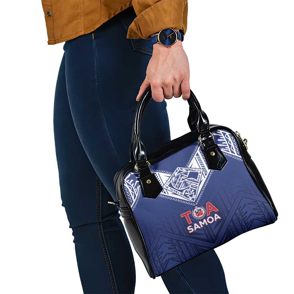 Super Toa Samoa Rugby Shoulder Handbag Warrior Spirit LT05