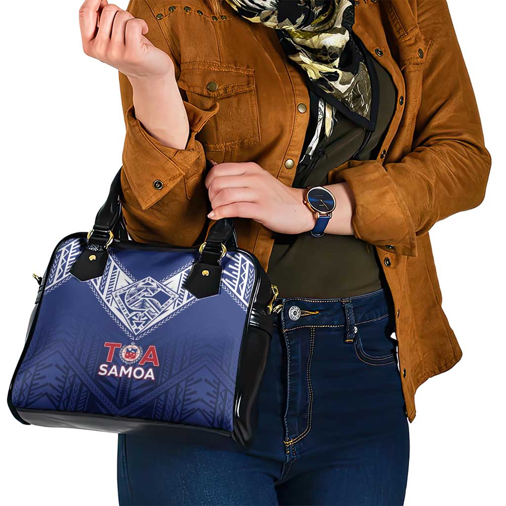 Super Toa Samoa Rugby Shoulder Handbag Warrior Spirit LT05
