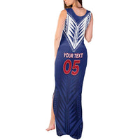 Super Toa Samoa Rugby Custom Tank Maxi Dress Warrior Spirit LT05 - Polynesian Pride