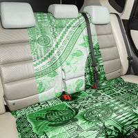 Hawaiian Tapa Back Car Seat Cover Traditional Vintage Pattern Green LT05 - Polynesian Pride