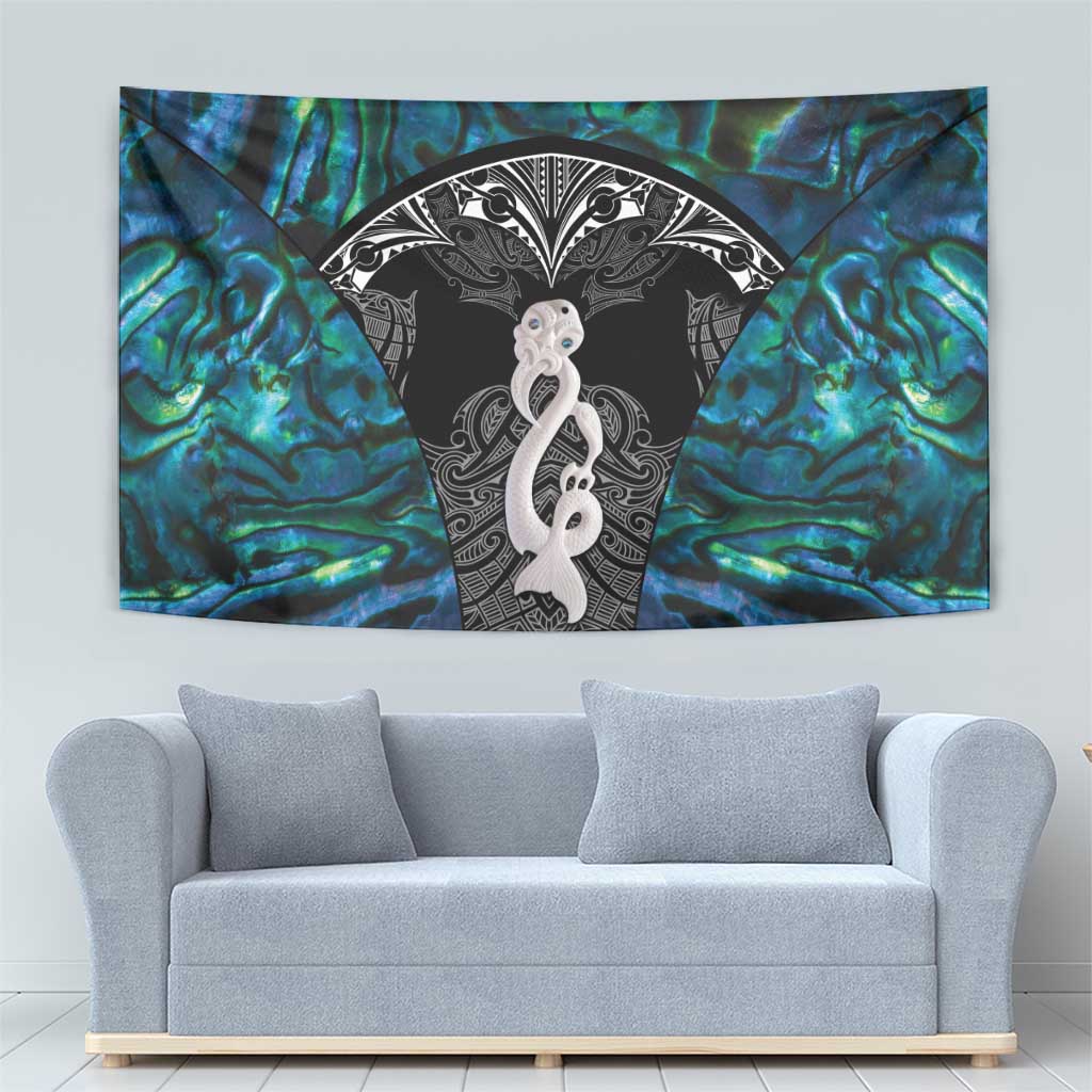New Zealand Aotearoa Tapestry Maori Taniwha Paua Shell LT05 - Polynesian Pride