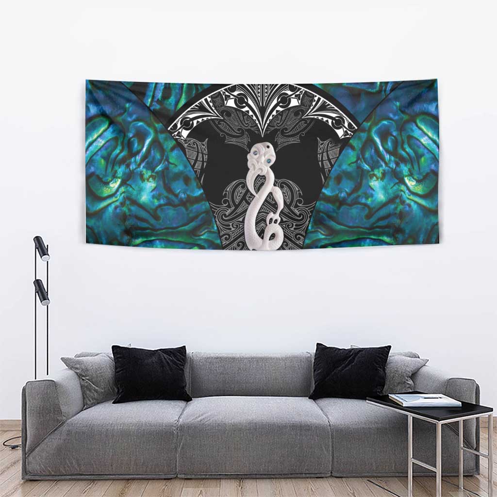 New Zealand Aotearoa Tapestry Maori Taniwha Paua Shell LT05 - Polynesian Pride