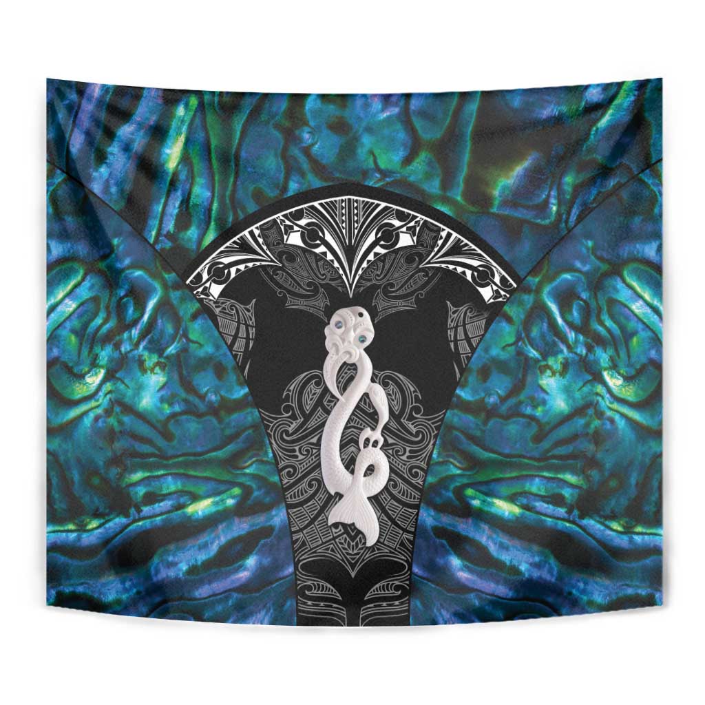 New Zealand Aotearoa Tapestry Maori Taniwha Paua Shell LT05 - Polynesian Pride