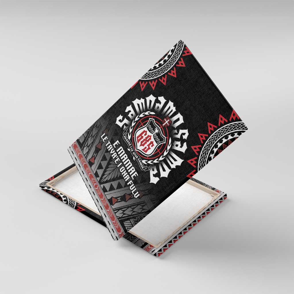 Samoa Black Saturday Canvas Wall Art Samoa For Samoans