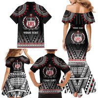 Personalised Samoa Black Saturday Family Matching Mermaid Dress and Hawaiian Shirt Samoa For Samoans LT05 - Polynesian Pride