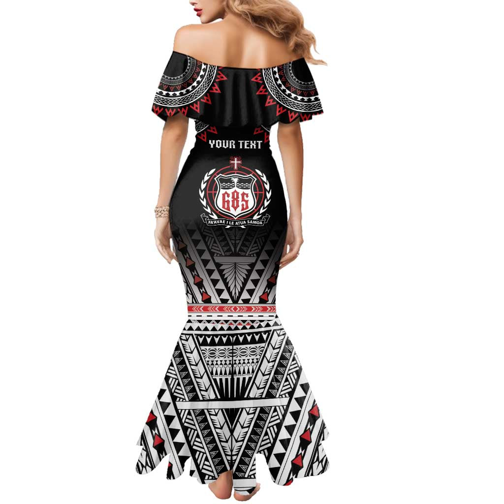 Personalised Samoa Black Saturday Family Matching Mermaid Dress and Hawaiian Shirt Samoa For Samoans LT05 - Polynesian Pride