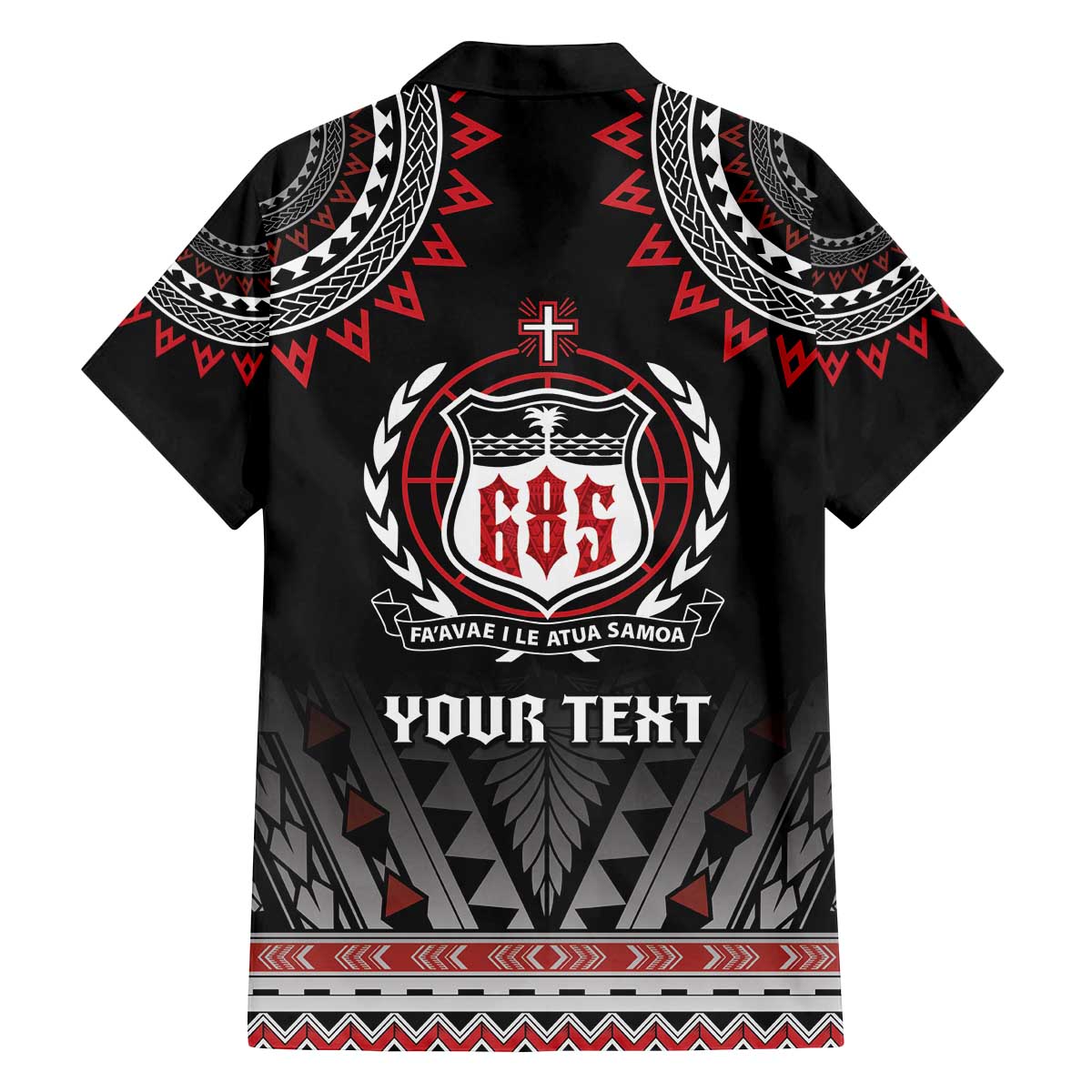 Personalised Samoa Black Saturday Family Matching Off The Shoulder Long Sleeve Dress and Hawaiian Shirt Samoa For Samoans LT05 - Polynesian Pride