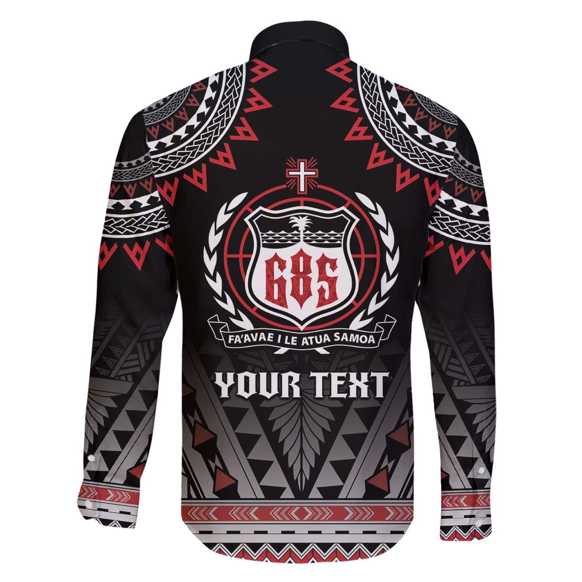 Personalised Samoa Black Saturday Family Matching Off The Shoulder Long Sleeve Dress and Hawaiian Shirt Samoa For Samoans LT05 - Polynesian Pride