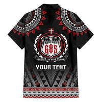 Personalised Samoa Black Saturday Family Matching Short Sleeve Bodycon Dress and Hawaiian Shirt Samoa For Samoans LT05 - Polynesian Pride