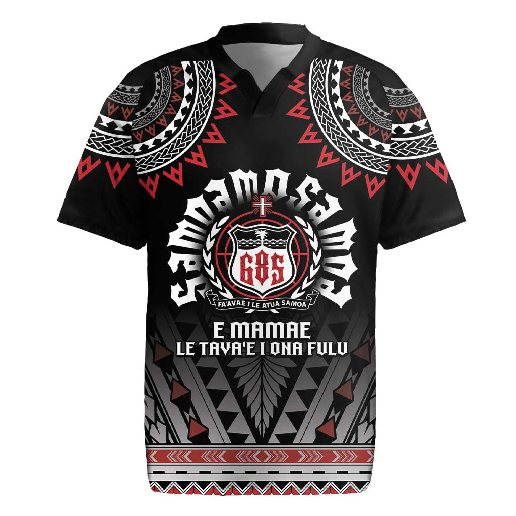 Personalised Samoa Black Saturday Rugby Jersey Samoa For Samoans