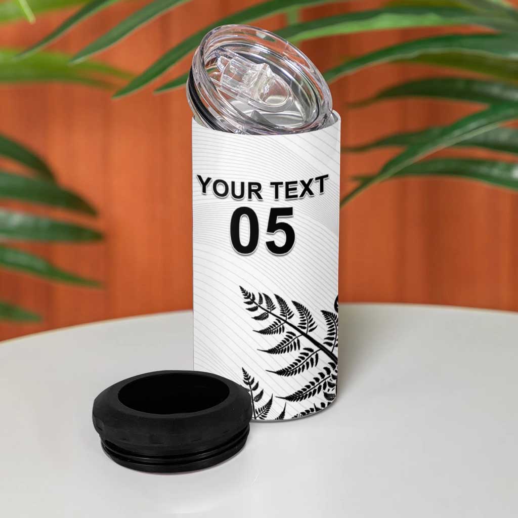 Custom New Zealand Football 4 in 1 Can Cooler Tumbler Aotearoa Pride LT05 - Polynesian Pride