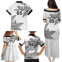Custom New Zealand Football Family Matching Puletasi and Hawaiian Shirt Aotearoa Pride LT05 - Polynesian Pride