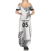 Custom New Zealand Football Family Matching Summer Maxi Dress and Hawaiian Shirt Aotearoa Pride LT05 - Polynesian Pride
