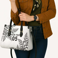 Custom New Zealand Football Leather Bag Aotearoa Pride - Polynesian Pride