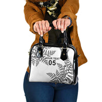 Custom New Zealand Football Shoulder Handbag Aotearoa Pride - Polynesian Pride