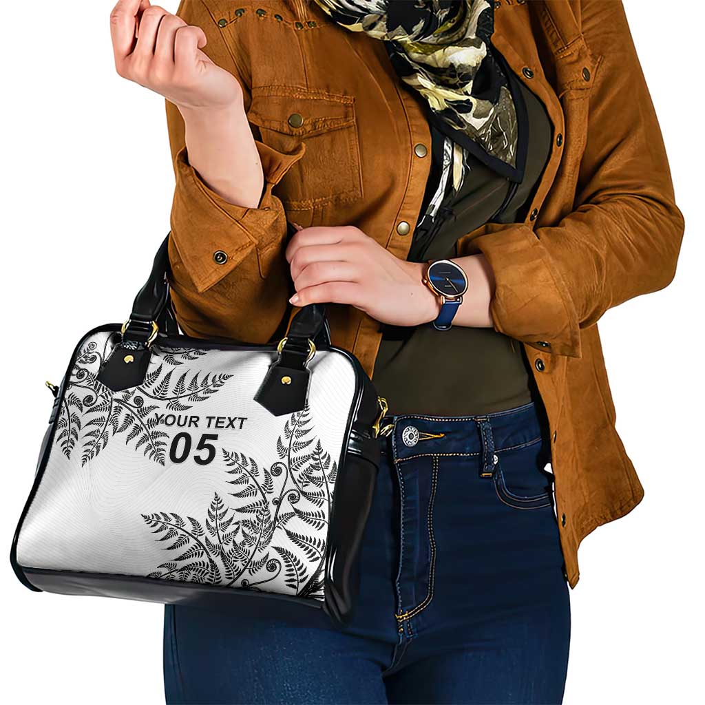Custom New Zealand Football Shoulder Handbag Aotearoa Pride - Polynesian Pride