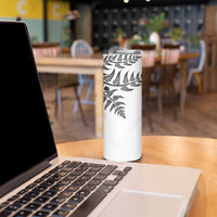 Custom New Zealand Football Skinny Tumbler Aotearoa Pride LT05 - Polynesian Pride