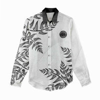 Custom New Zealand Football Women Casual Shirt Aotearoa Pride - Polynesian Pride