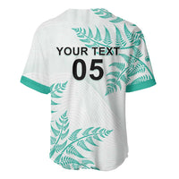 Custom New Zealand Football Baseball Jersey Aotearoa Pride Aqua Version - Polynesian Pride