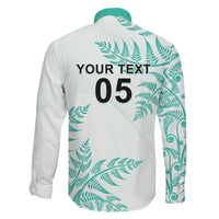 Custom New Zealand Football Family Matching Mermaid Dress and Hawaiian Shirt Aotearoa Pride Aqua Version LT05 - Polynesian Pride
