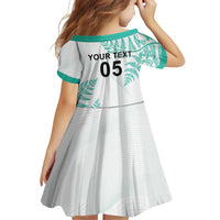 Custom New Zealand Football Family Matching Tank Maxi Dress and Hawaiian Shirt Aotearoa Pride Aqua Version LT05 - Polynesian Pride