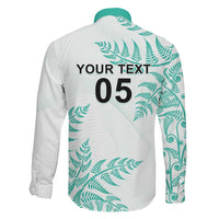 Custom New Zealand Football Family Matching Tank Maxi Dress and Hawaiian Shirt Aotearoa Pride Aqua Version LT05 - Polynesian Pride
