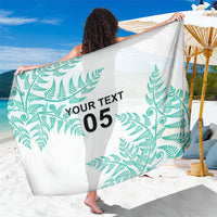 Custom New Zealand Football Sarong Aotearoa Pride Aqua Version LT05 One Size 44 x 66 inches Aqua - Polynesian Pride