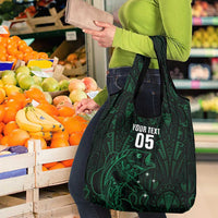 Custom New Zealand Fishing Grocery Bag Maori Tribal Pattern - Polynesian Pride