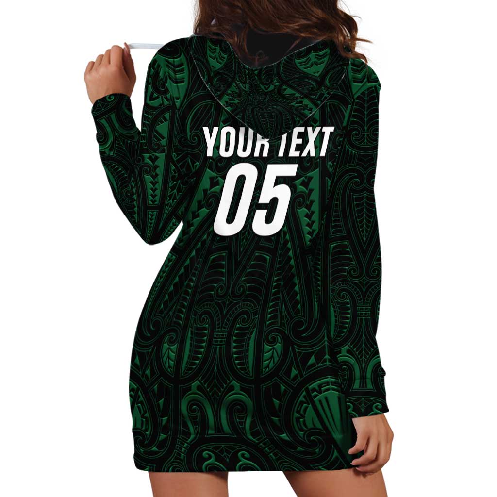 Custom New Zealand Fishing Hoodie Dress Maori Tribal Pattern LT05 - Polynesian Pride