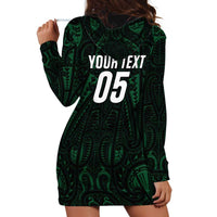 Custom New Zealand Fishing Hoodie Dress Maori Tribal Pattern LT05 - Polynesian Pride