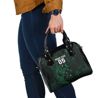 Custom New Zealand Fishing Shoulder Handbag Maori Tribal Pattern - Polynesian Pride