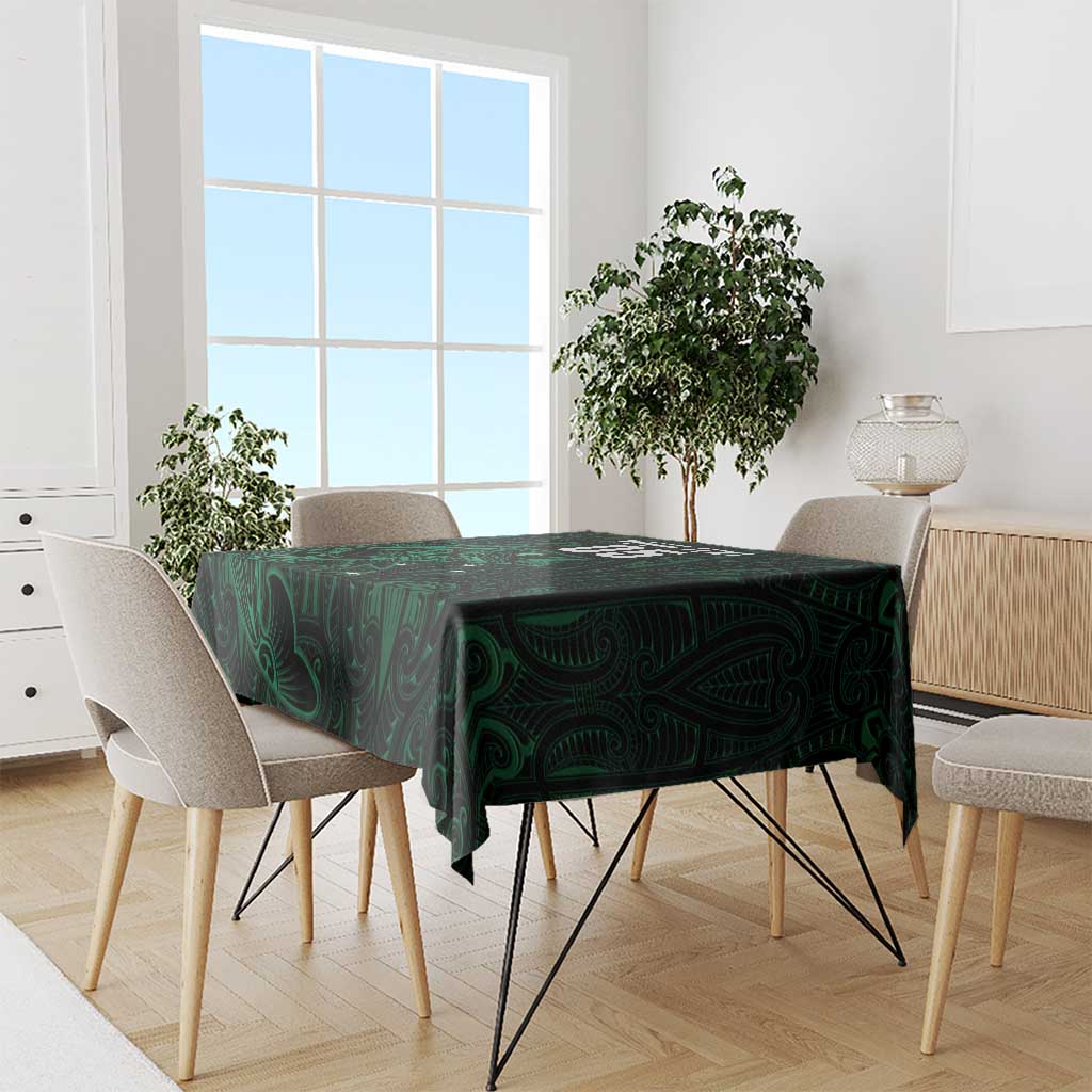 Custom New Zealand Fishing Tablecloth Maori Tribal Pattern - Polynesian Pride