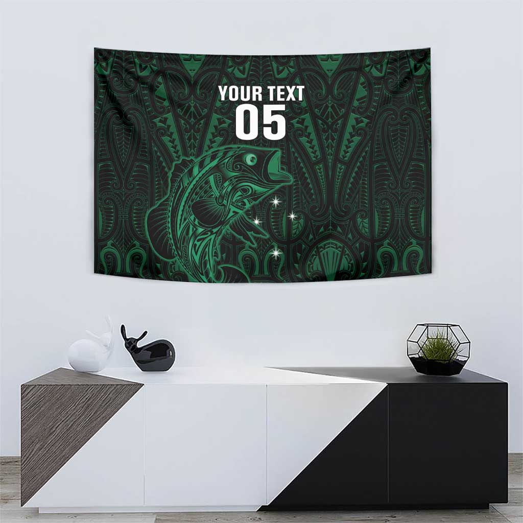 Custom New Zealand Fishing Tapestry Maori Tribal Pattern - Polynesian Pride