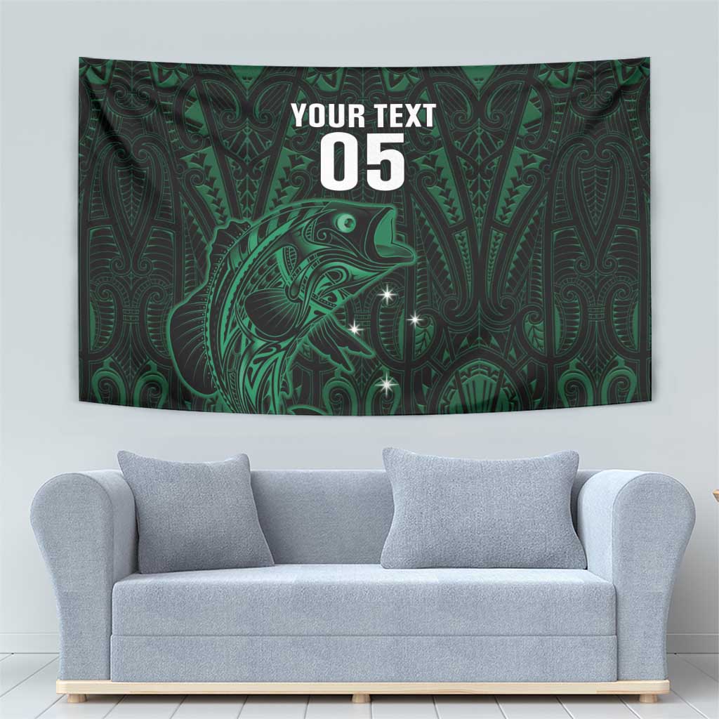 Custom New Zealand Fishing Tapestry Maori Tribal Pattern - Polynesian Pride