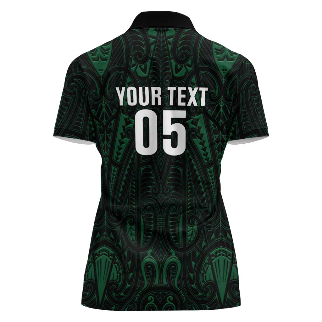Custom New Zealand Fishing Women Polo Shirt Maori Tribal Pattern LT05 - Polynesian Pride