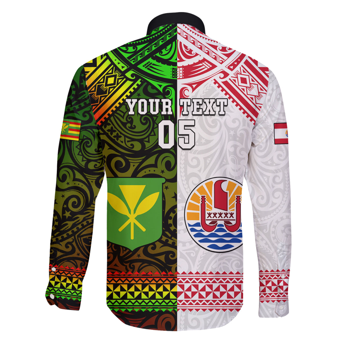 Custom Hawaii And Tahiti Family Matching Summer Maxi Dress and Hawaiian Shirt Coat Of Arms Polynesian Pattern LT05 - Polynesian Pride