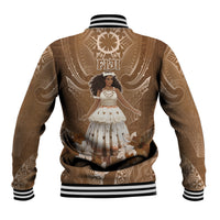 Bula Fiji Women's Day Baseball Jacket With Fijian Tapa Pattern LT05 - Polynesian Pride