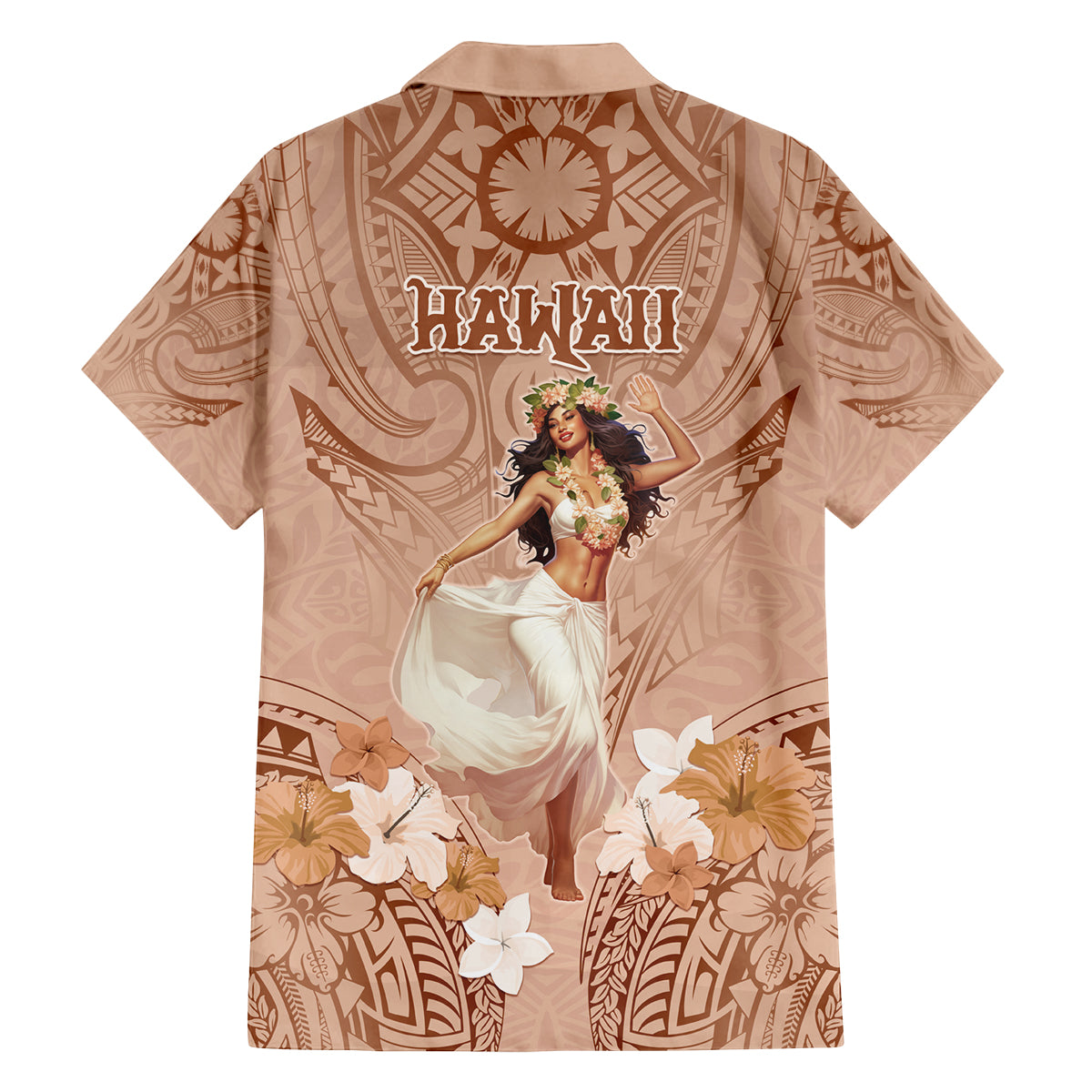 Hawaii Women's Day Family Matching Puletasi and Hawaiian Shirt With Polynesian Pattern LT05 - Polynesian Pride