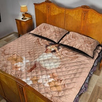 Hawaii Women's Day Quilt Bed Set With Polynesian Pattern