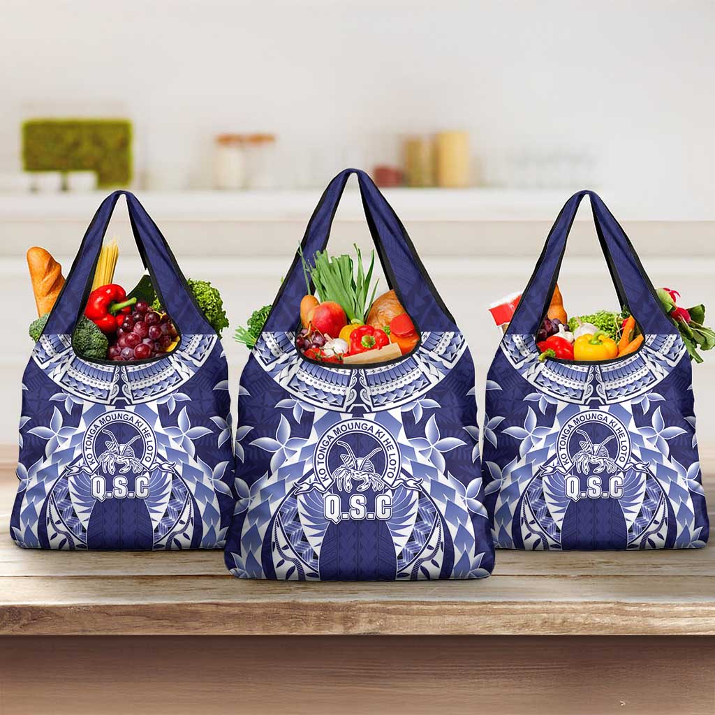 Tonga Queen Salote College Grocery Bag Centenary Navy Version