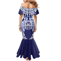 Personalised Tonga Queen Salote College Mermaid Dress Centenary Navy Version LT05 - Polynesian Pride