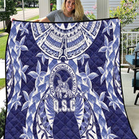 Tonga Queen Salote College Quilt Centenary Navy Version