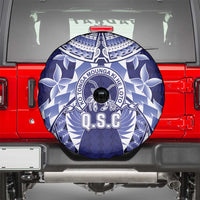 Tonga Queen Salote College Spare Tire Cover Centenary Navy Version