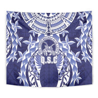 Tonga Queen Salote College Tapestry Centenary Navy Version