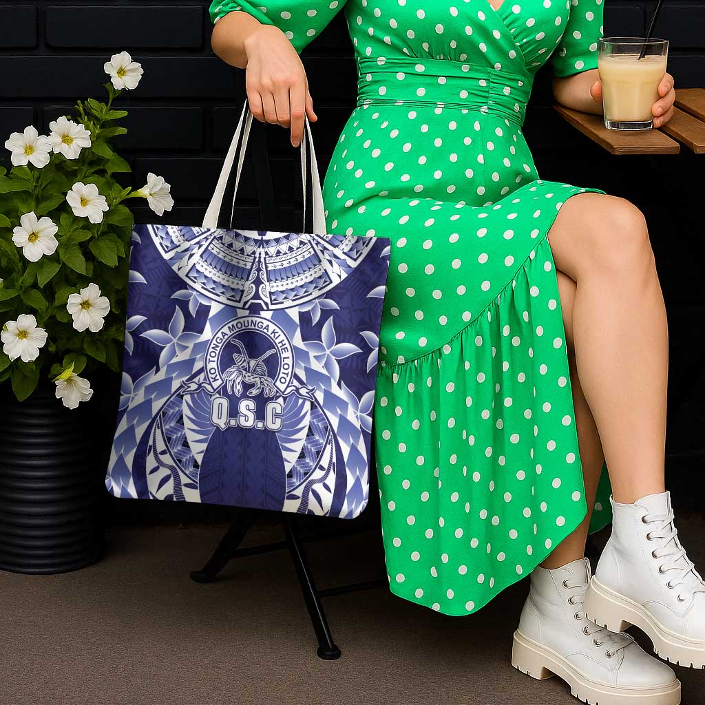 Tonga Queen Salote College Tote Bag Centenary Navy Version